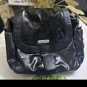 Adelina Madelina Diaper Bag & Wipes Case Large Black It's A Breeze Backpack